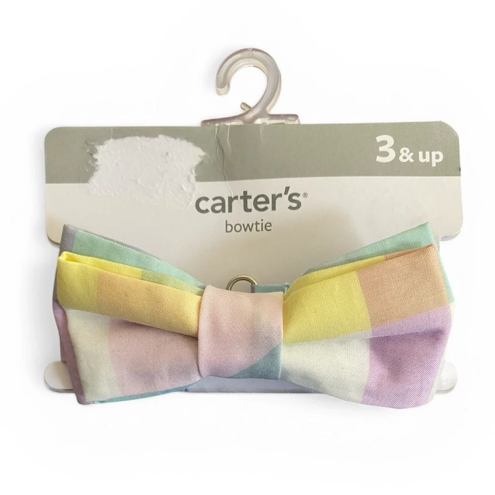 Carter's Pastel Plaid Kids Bowtie
